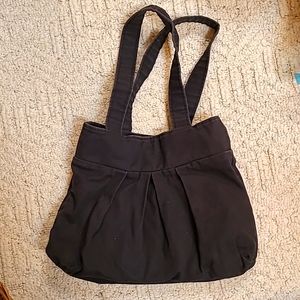 Handmade Black Canvas Tote